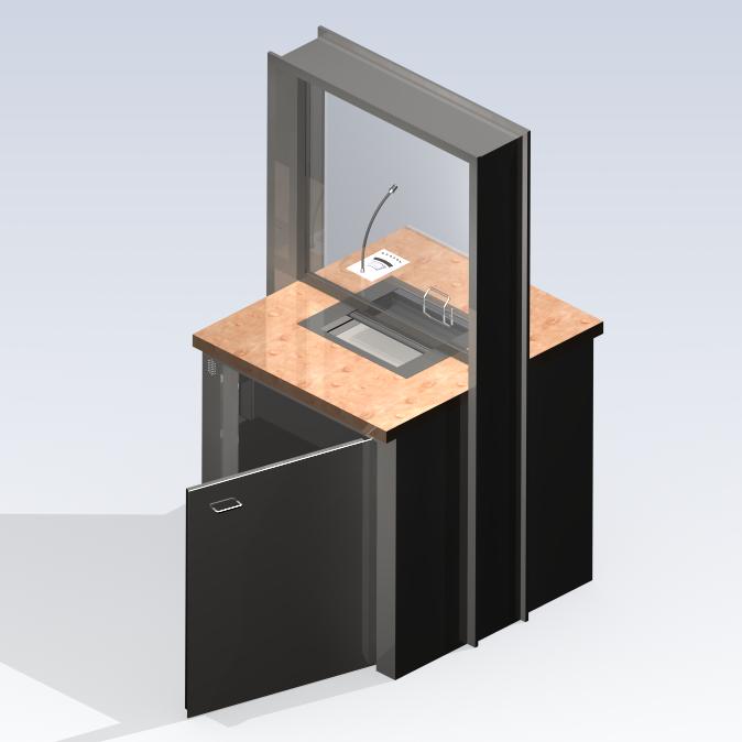 Materialschleuse | Cash Corner Mechanische Kasse